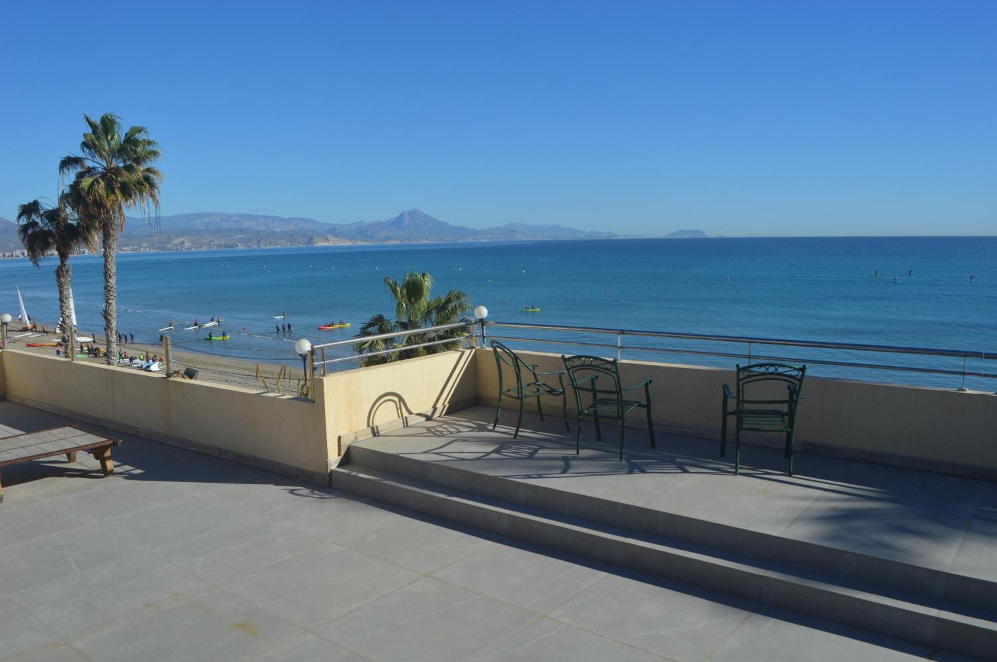 Excepcional Apartamento Loft A Pie De Playa En Chalet Roquetes Alicante Ngoại thất bức ảnh